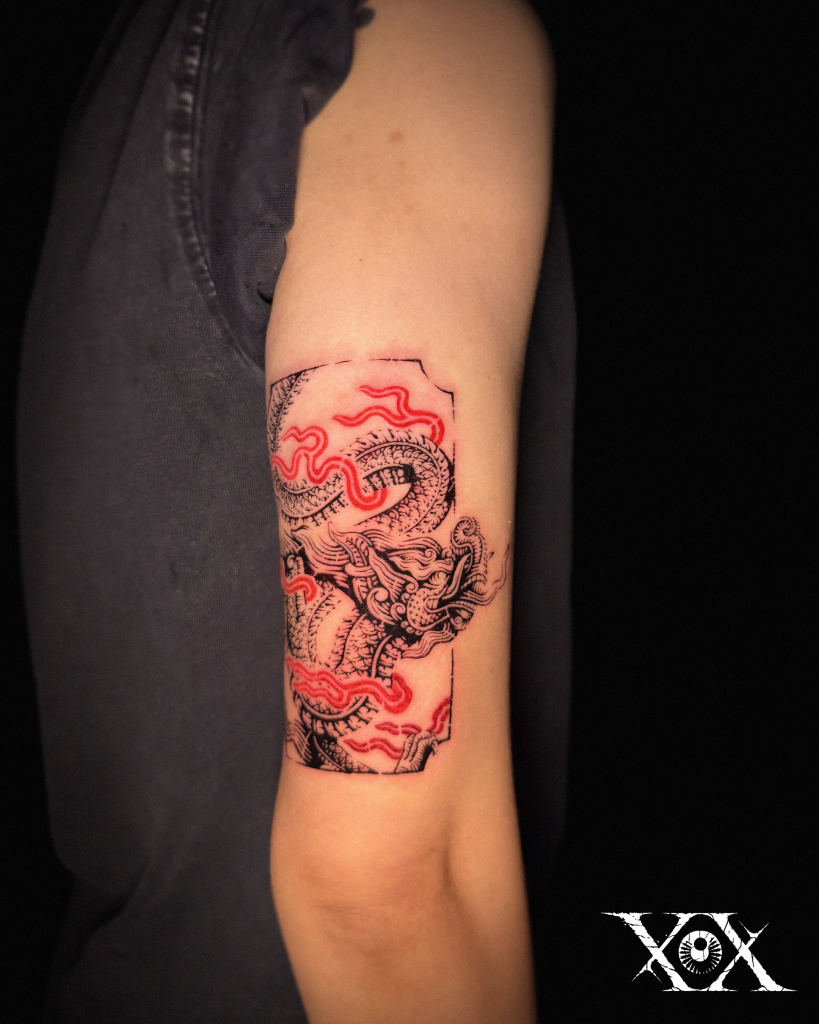 Vietnamese heritage tattoo by Trxx Tattoo Artist Hoi An
