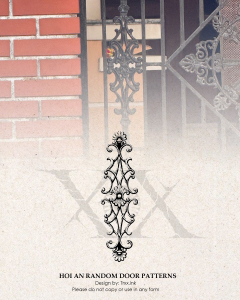 Architectural flower Hoi An Iron Gate Tattoo by TRXX
