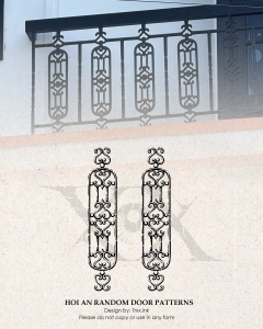 Hoi An Iron Gate Tattoo balcony pattern by TRXX
