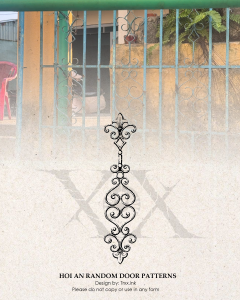 Vietnamese decorative iron gate pattern tattoo by TRXX