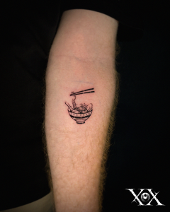 Vietnamese Tattoo inspired by a traditional bowl of Vietnamese phở.