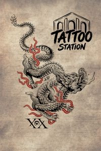 TRXX INK- Vietnamese Dragon Tattoo inspired by traditional Long imagery