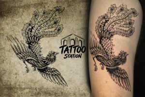 Vietnamese Tattoo Part 2 Phoenix custom tattoo design inspired by Vietnamese heritage