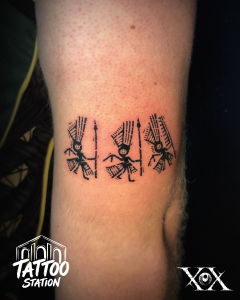 Tattoo Hoi An – Đông Sơn Bronze Drum warrior tattoo inspired by ancient Vietnamese heritage