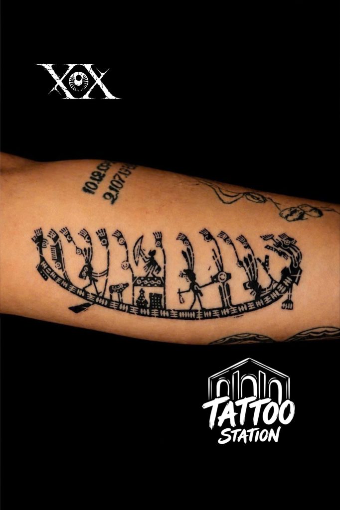 Vietnamese Tattoo inspired by Vietnam's cultural heritage at Tattoo Station Hoi An