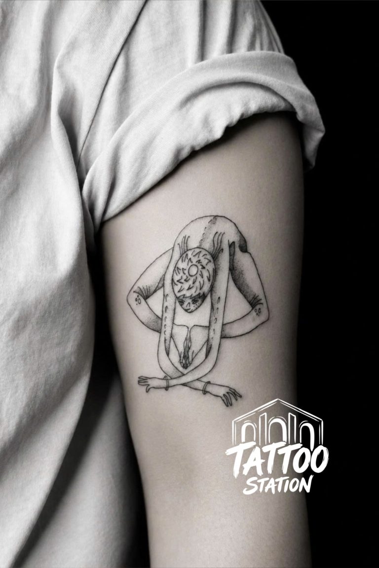 Fine Line Tattoo Hoi An by Arina Kiwi at Tattoo Station Hoi An