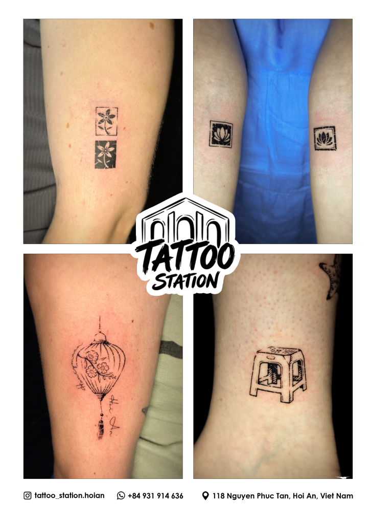 Vietnamese Tattoo designs at Tattoo Station Hoi An